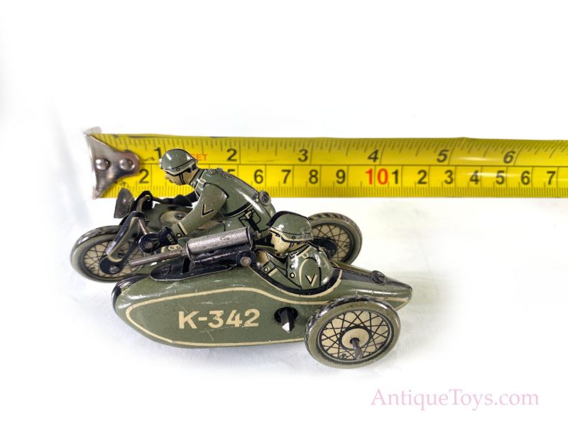 Kellerman German Tin Motorcycle Windup For Sale CKO K-342 <FONT COLOR="ff000 ">*SOLD*</font> - Image 2