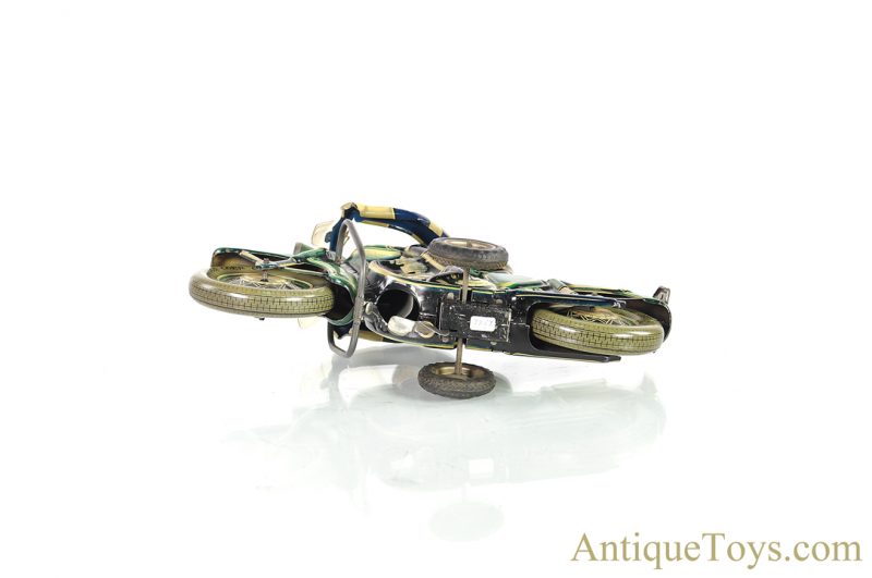 Tippco Toys Company (Tipp & Co., TCO) Tin Lithographed Friction Battery Operated Light Police Motorcycle German Toy <FONT COLOR="ff000 ">*SOLD*</font> - Image 3