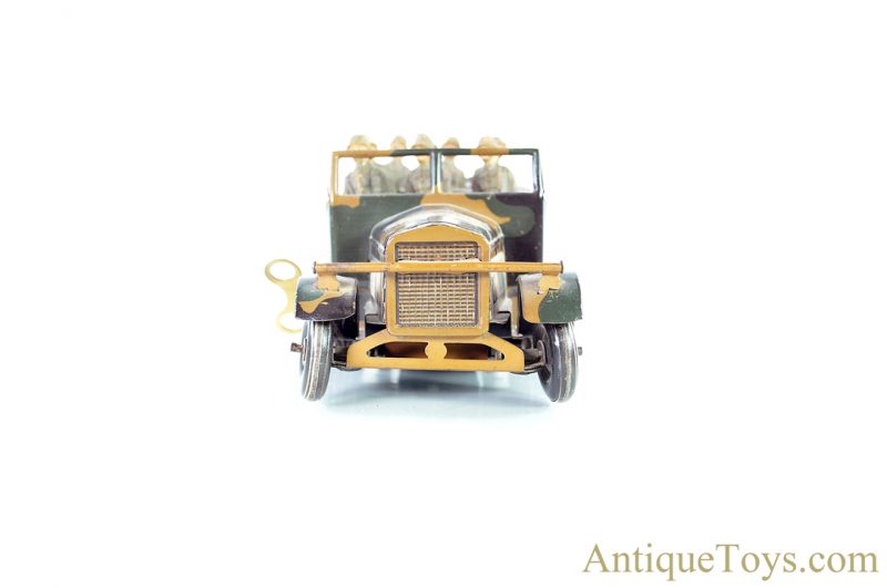 Tippco Toys Company (Tipp & Co., TCO) Tin Lithographed Windup Troop Transport German Toy <FONT COLOR="ff000 ">*SOLD*</font> - Image 7