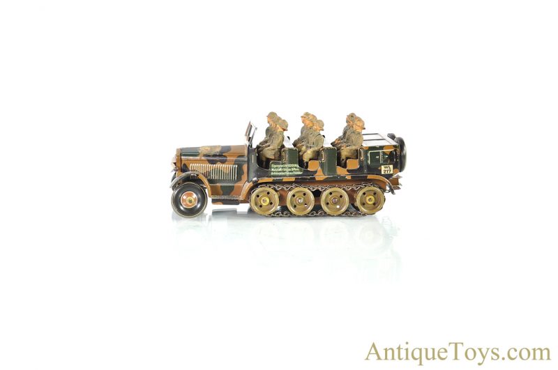 Tippco Toys Company (Tipp & Co., TCO) Tin Lithographed Windup Troop Transport German Toy <FONT COLOR="ff000 ">*SOLD*</font> - Image 3