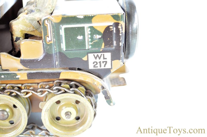Tippco Toys Company (Tipp & Co., TCO) Tin Lithographed Windup Troop Transport German Toy <FONT COLOR="ff000 ">*SOLD*</font> - Image 5