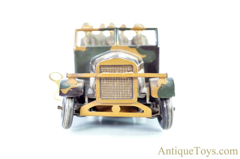 Tippco Toys Company (Tipp & Co., TCO) Tin Lithographed Windup Troop Transport German Toy <FONT COLOR="ff000 ">*SOLD*</font> - Image 8