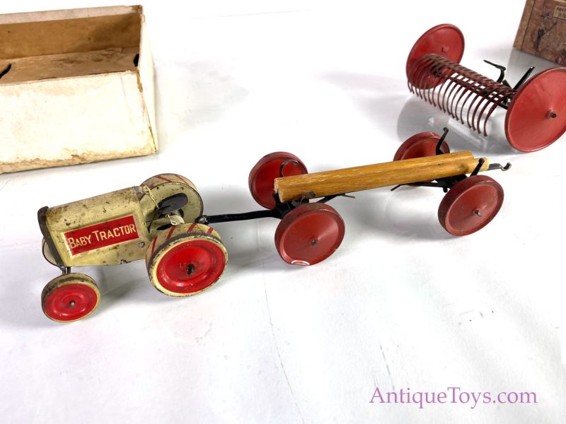 Animate Toys Woodhaven Metal Tin Lithographed "Baby Haymaker" in Box Marx Style Farm Toys <FONT COLOR="ff000 ">*SOLD*</font> - Image 7