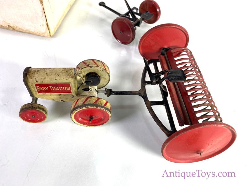 Animate Toys Woodhaven Metal Tin Lithographed "Baby Haymaker" in Box Marx Style Farm Toys <FONT COLOR="ff000 ">*SOLD*</font> - Image 6