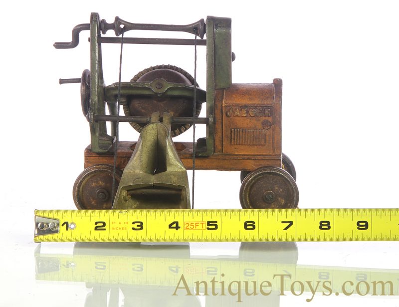 Antique Kenton Jaeger XL Cast Iron Concrete Cement Mixer Toy *SOLD* - Image 7