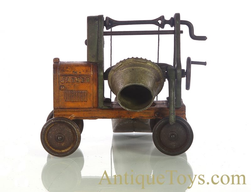 Antique Kenton Jaeger XL Cast Iron Concrete Cement Mixer Toy *SOLD* - Image 3