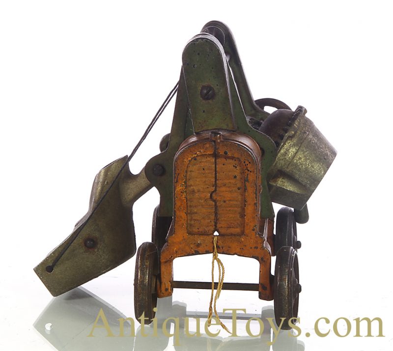 Antique Kenton Jaeger XL Cast Iron Concrete Cement Mixer Toy *SOLD* - Image 5