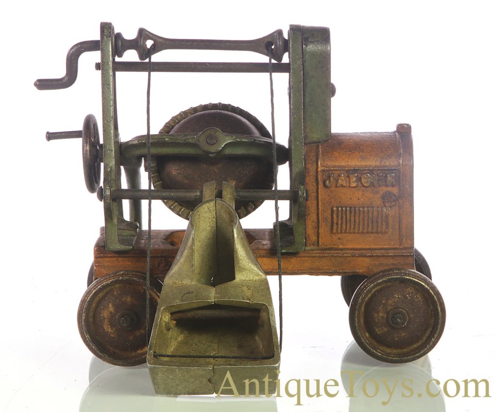 Antique Kenton Jaeger XL Cast Iron Concrete Cement Mixer Toy *SOLD* Antique