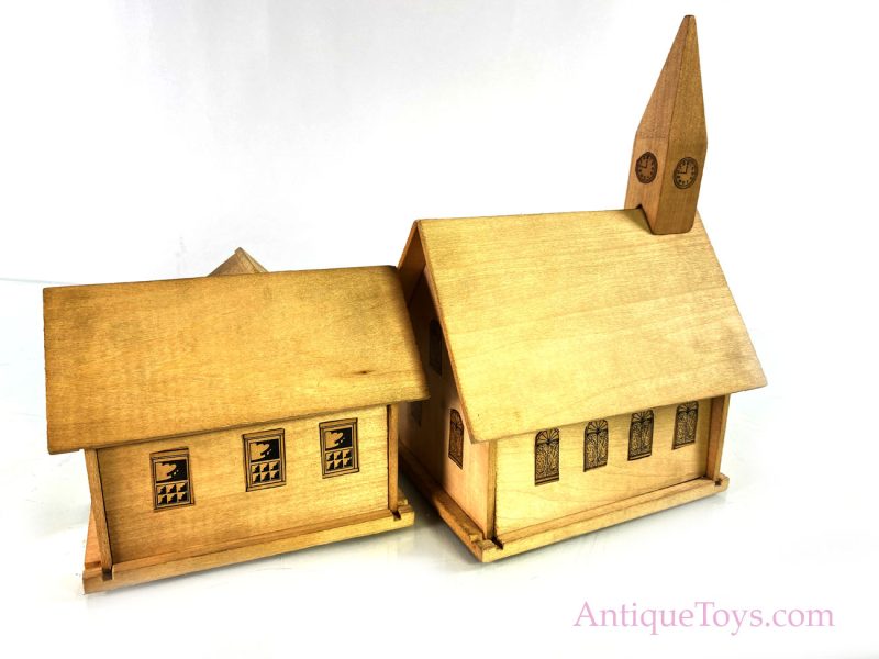 Schoenhut Little Village Builder Set Wood Toy Village Building Set for Sale - Image 2