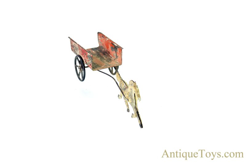 Possibly Althof Bergmann ca. 1880’s American Tin Horse Drawn Wagon <FONT COLOR="ff000 ">*SOLD*</font> - Image 4