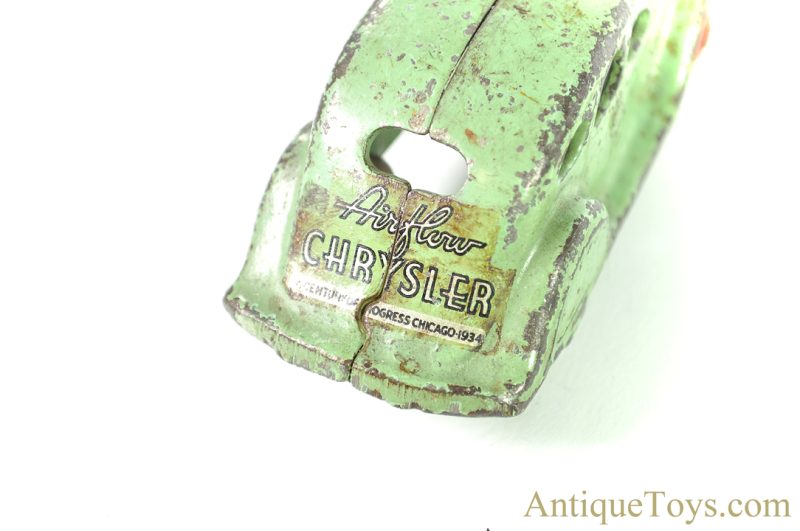Arcade ca. 1930's Cast Iron Chrysler Airflow A Century of Progress Chicago's World Fair Toy Car <FONT COLOR="ff000 ">*SOLD*</font> - Image 6