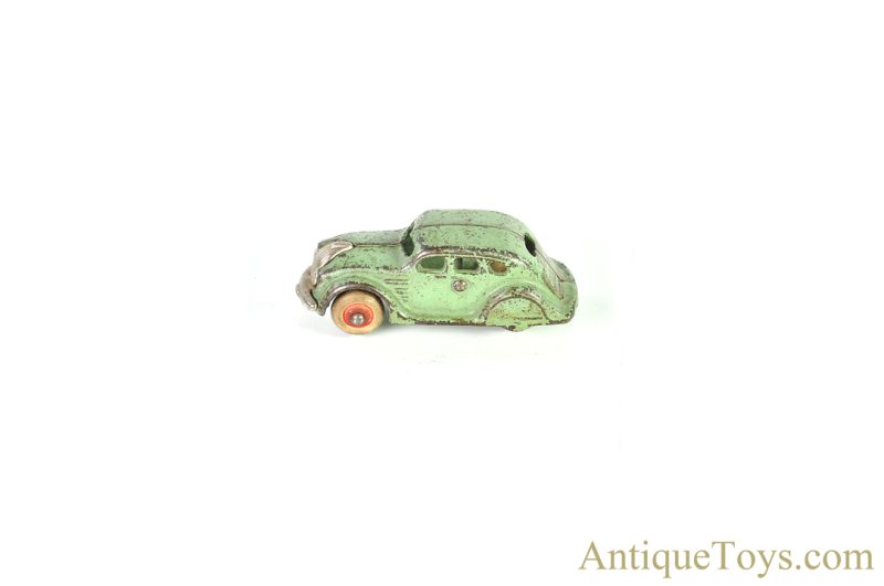Arcade ca. 1930's Cast Iron Chrysler Airflow A Century of Progress Chicago's World Fair Toy Car <FONT COLOR="ff000 ">*SOLD*</font> - Image 2
