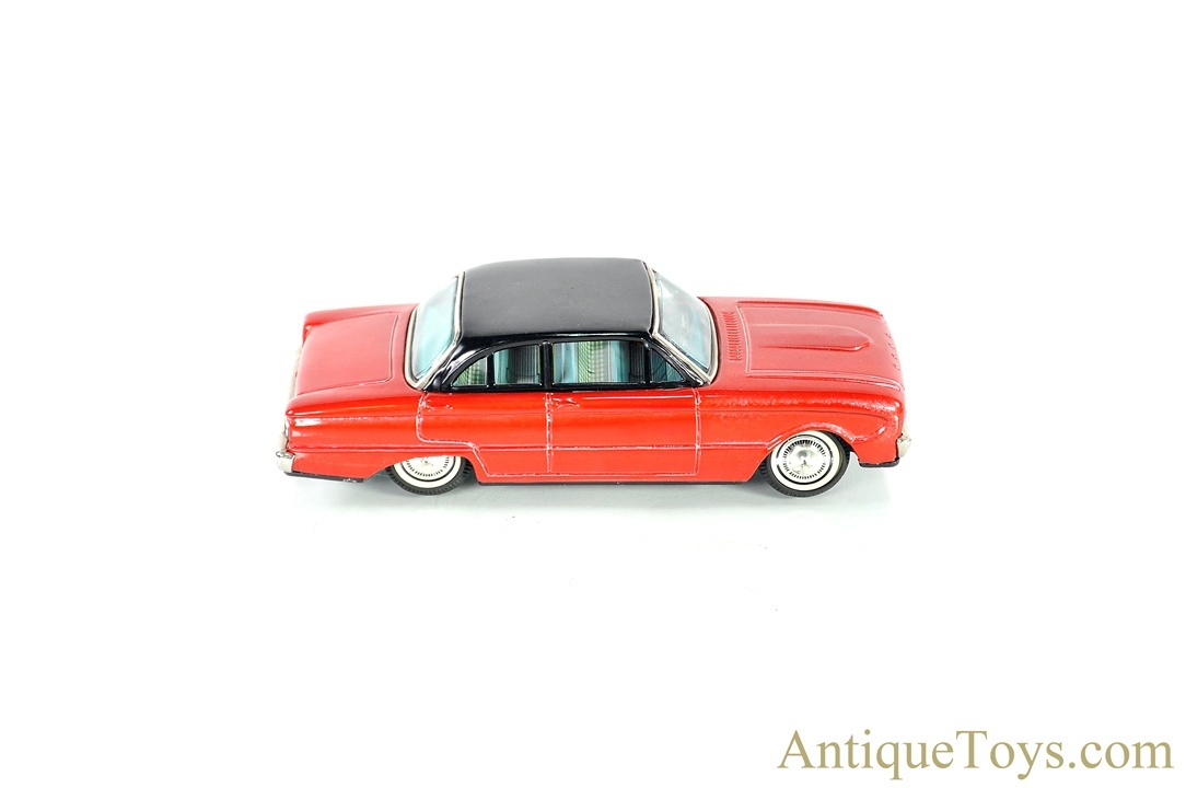 VINTAGE BANDAI TIN TOY FORD MODEL 'A' PHAETON TOURING SEDAN 30's JAPAN