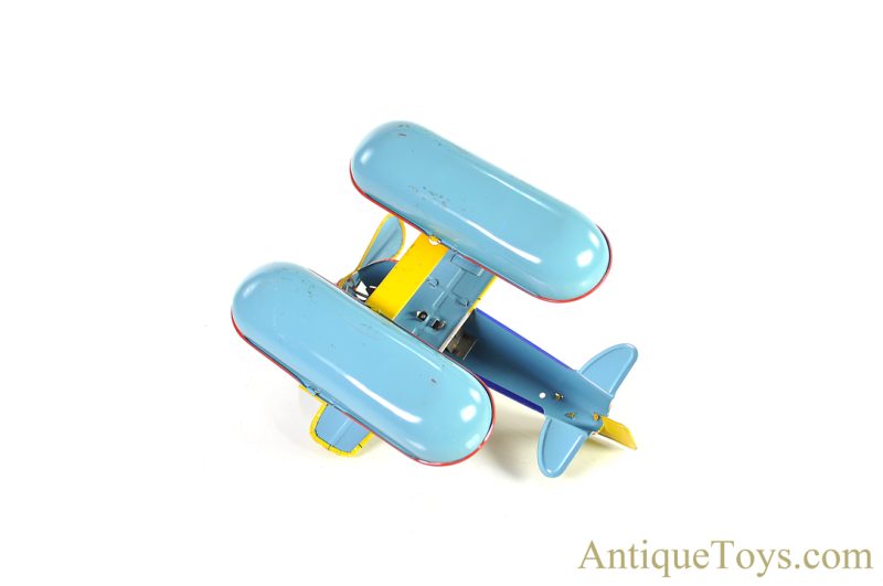 J. Chein Tin Lithographed Windup Pontoon Sea Plane <FONT COLOR="ff000 ">*SOLD*</font> - Image 7