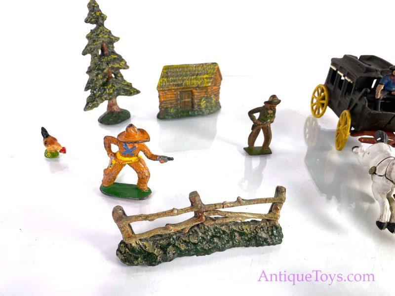 Cast Iron Cowboys & Indians by Grey Iron and Barclay <FONT COLOR="ff000 ">*SOLD*</font> - Image 6