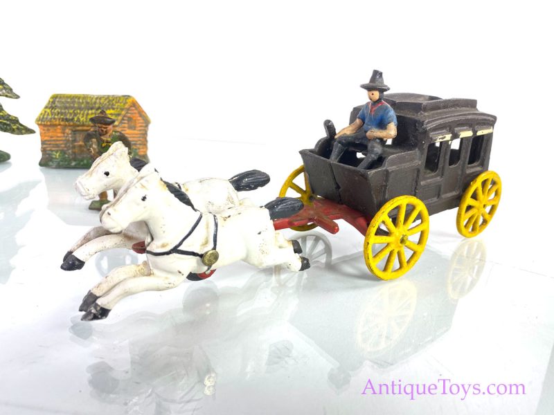 Cast Iron Cowboys & Indians by Grey Iron and Barclay <FONT COLOR="ff000 ">*SOLD*</font> - Image 5