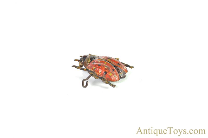 Circa 1895-1900 S.G. Gunthermann Like Tin Lithographed & Hand Painted Windup Ladybug German Toy <FONT COLOR="ff000 ">*SOLD*</font> - Image 6