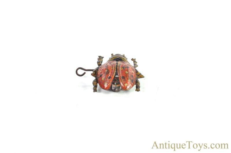 Circa 1895-1900 S.G. Gunthermann Like Tin Lithographed & Hand Painted Windup Ladybug German Toy <FONT COLOR="ff000 ">*SOLD*</font> - Image 4