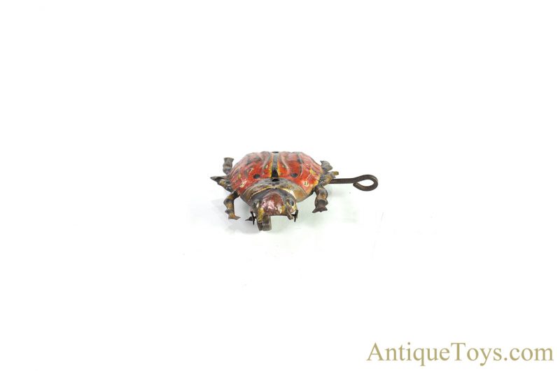 Circa 1895-1900 S.G. Gunthermann Like Tin Lithographed & Hand Painted Windup Ladybug German Toy <FONT COLOR="ff000 ">*SOLD*</font> - Image 3