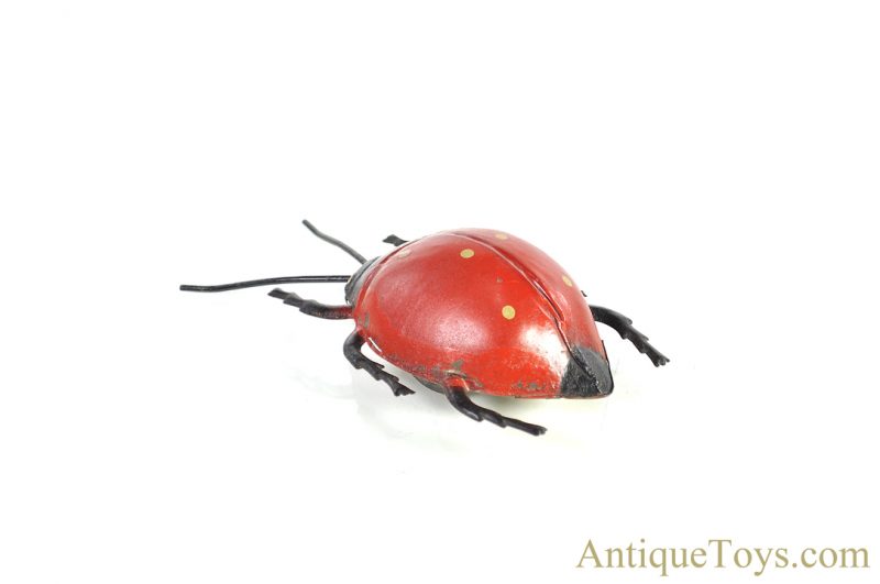 S.G. Gunthermann Tin Hand Painted Windup Ladybug German Toy <FONT COLOR="ff000 ">*SOLD*</font> - Image 3