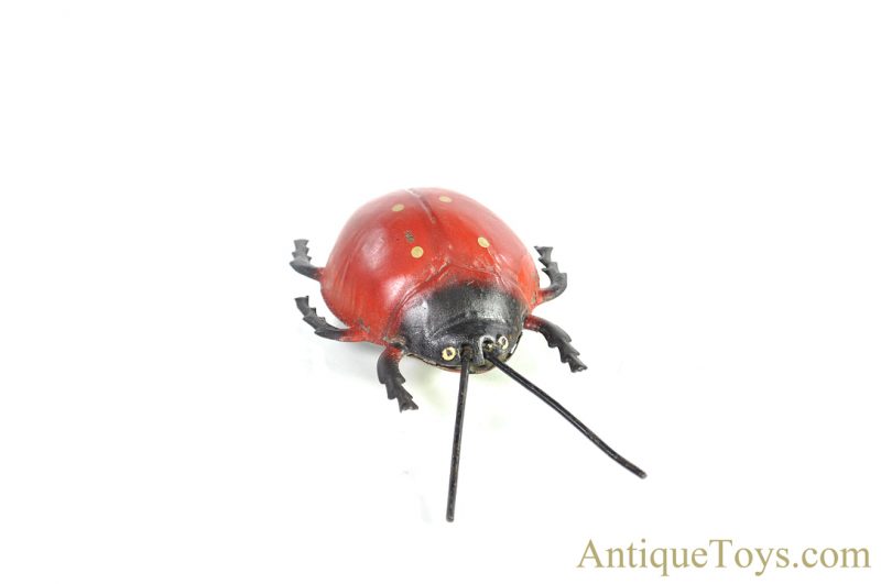 S.G. Gunthermann Tin Hand Painted Windup Ladybug German Toy <FONT COLOR="ff000 ">*SOLD*</font> - Image 5