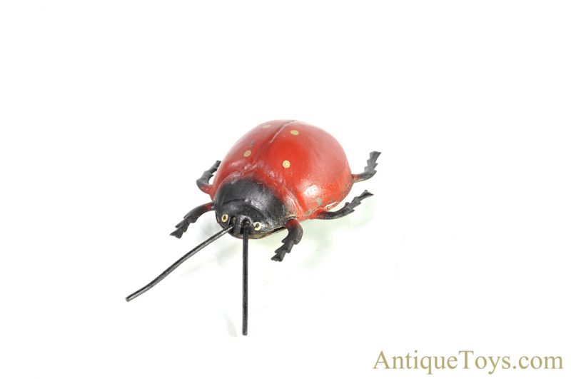 S.G. Gunthermann Tin Hand Painted Windup Ladybug German Toy <FONT COLOR="ff000 ">*SOLD*</font> - Image 6