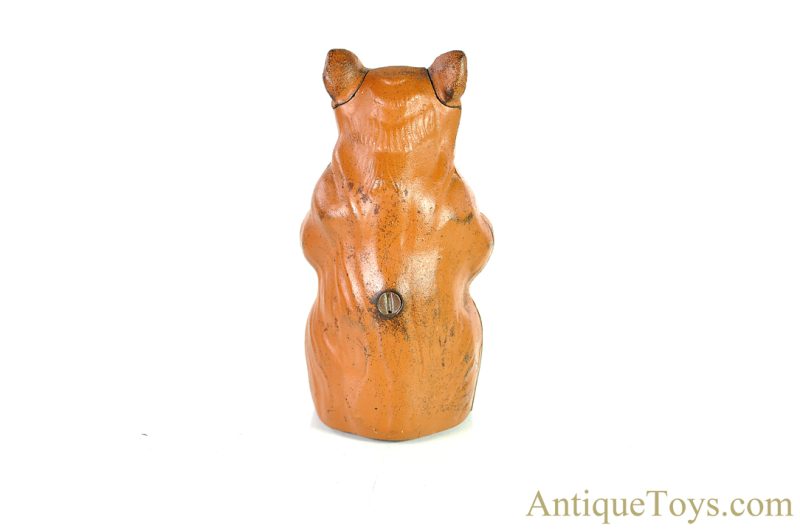 Hubley Cast Iron Bear with Honey Pot Penny Coin Still Bank or Door Stop <FONT COLOR="ff000 ">*SOLD*</font> - Image 5