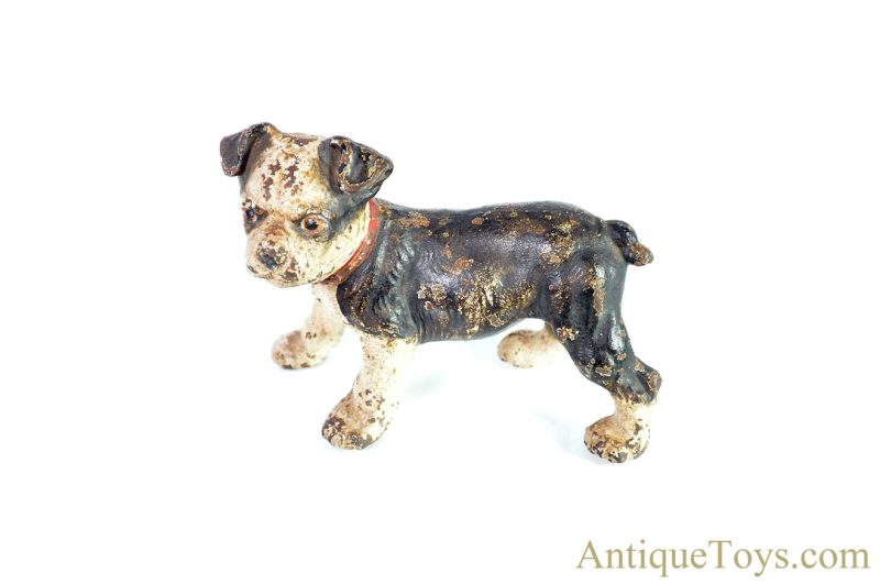 Hubley Ca. 1946 Cast Iron No. 409 Boston Bull Pup Book End or Door Stop <FONT COLOR="ff000 ">*SOLD*</font>