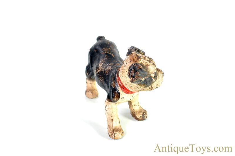 Hubley Ca. 1946 Cast Iron No. 409 Boston Bull Pup Book End or Door Stop <FONT COLOR="ff000 ">*SOLD*</font> - Image 5