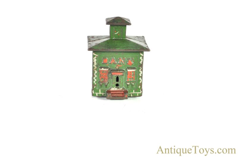 J.E. Stevens Co. Ca. 1872 Cast Iron Cupola Still Penny Coin Bank <FONT COLOR="ff000 ">*SOLD*</font>