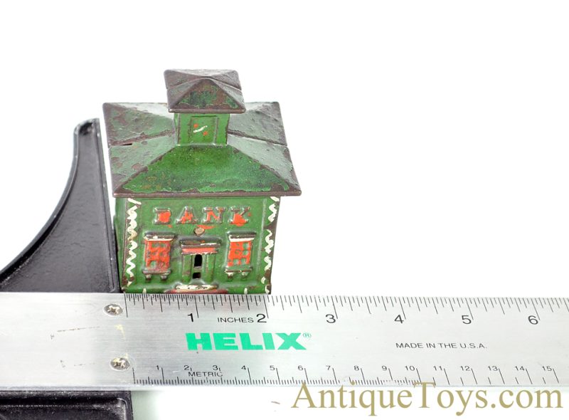 J.E. Stevens Co. Ca. 1872 Cast Iron Cupola Still Penny Coin Bank <FONT COLOR="ff000 ">*SOLD*</font> - Image 6