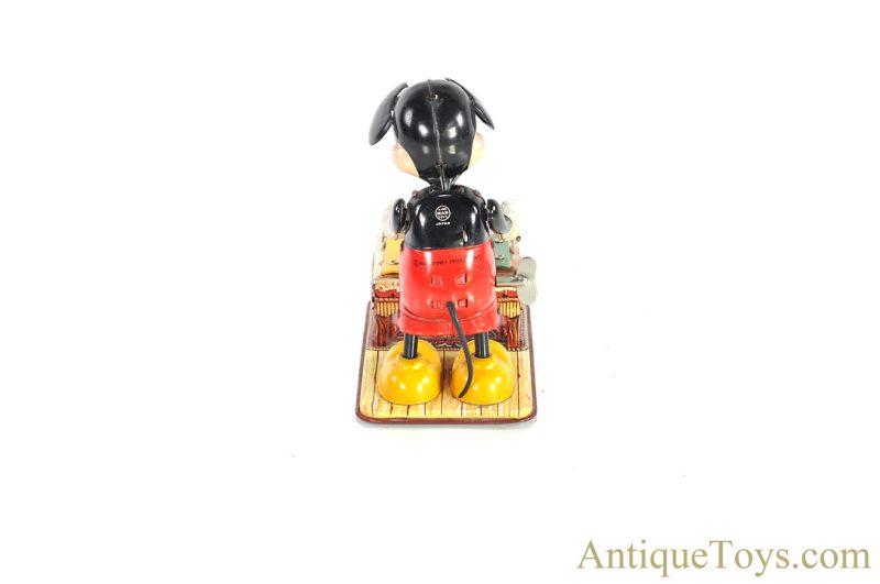 Linemar Marx Tin Lithographed Windup “Mechanical Mickey Mouse with Xylophone” Disney Japanese Toy <FONT COLOR="ff000 ">*SOLD*</font> - Image 5