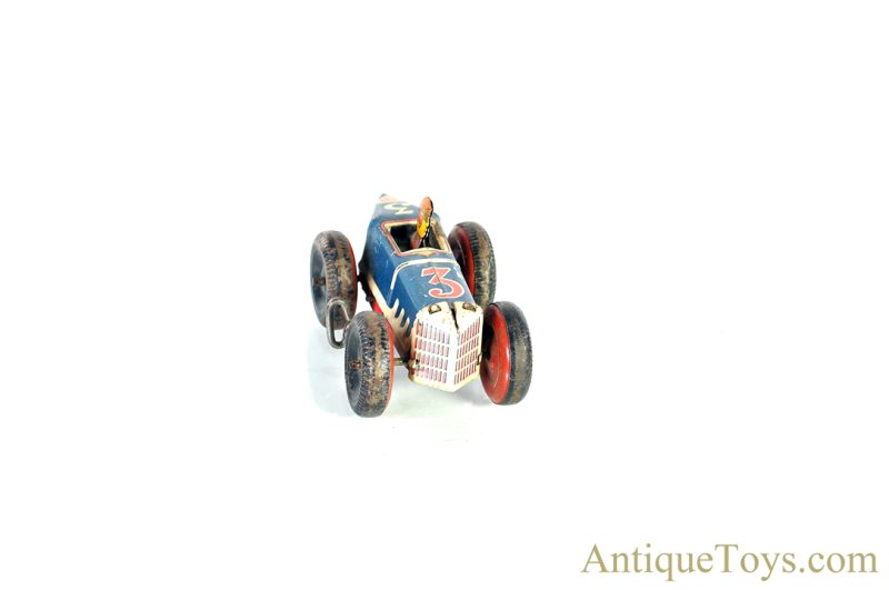 Marx Lithographed Tin Windup #3 Indy Racecar Car Toy <FONT COLOR="ff000 ">*SOLD*</font> - Image 4