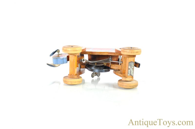 Nifty Toys Wooden Lithographed Windup “Balking Donkey” #751/62 <FONT COLOR="ff000">*SOLD*</font> - Image 4