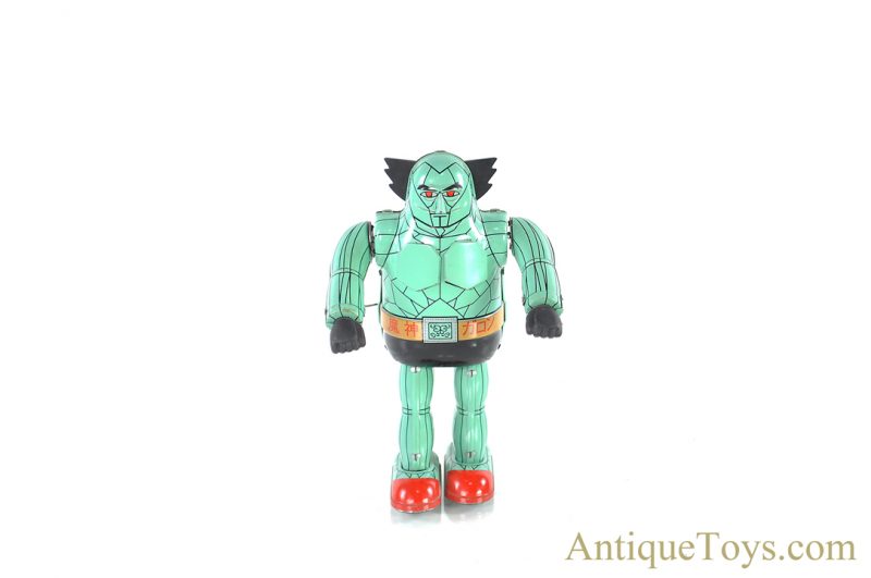 Osaka Tin Toy Institute Vintage Replica Garon Tin Lithographed Windup Japanese Toy Robot for Sale - Image 2