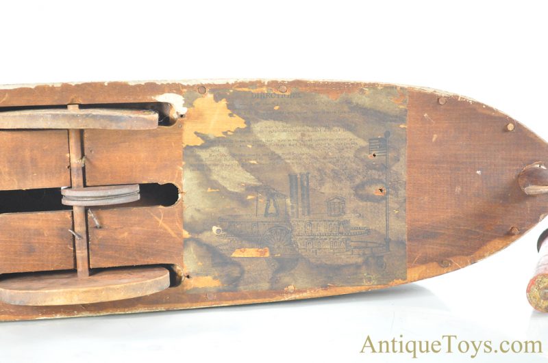 Reeds “Floating Palace” Wooden River Paddle Boat Side-Wheeler Push/Pull Toy <FONT COLOR="ff000 ">*SOLD*</font> - Image 4