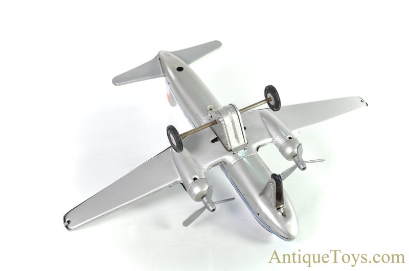 Tippco KLM PH-TGJ Royal Dutch Airlines "The Flying Dutchman" Tin Lithographed Friction DC-3 Jet Plane Mexico Toy <FONT COLOR="ff000 ">*SOLD*</font> - Image 5