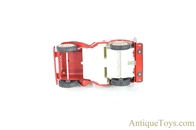 Tonka ca. 1960's Pressed Steel No. 425 Fire Pumper Ladder Engine Jeep Truck <FONT COLOR="ff000 ">*SOLD*</font> - Image 6