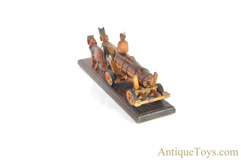 Carved Wooden Ox & Horse Drawn Wagon <FONT COLOR="ff000 ">*SOLD*</font> - Image 6