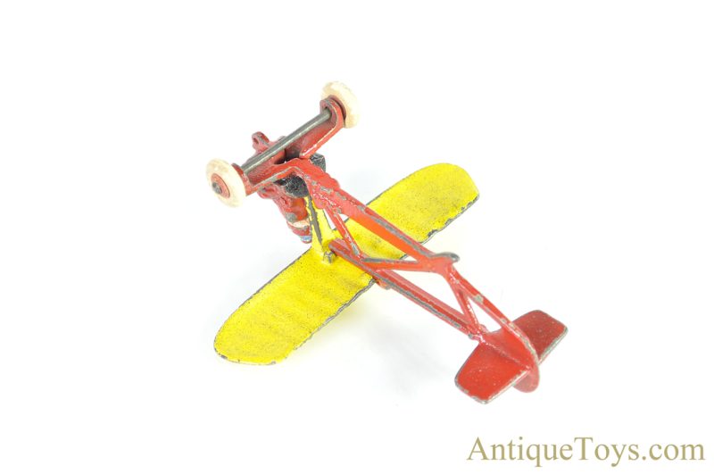 Hubley ca. 1930's Cast Iron "Lindy Glider" Airplane Toy <FONT COLOR="ff000 ">*SOLD*</font> - Image 8