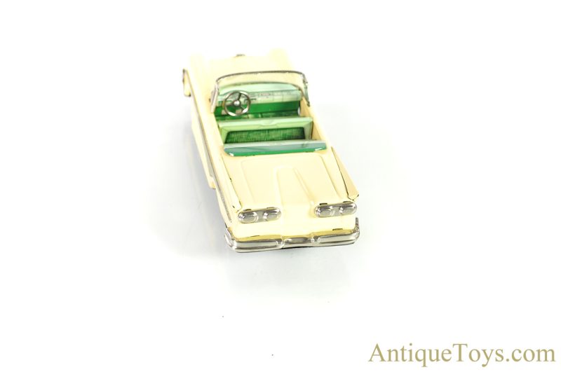 Bandai #584 '58 Ford Fairlane 500 Convertible Tin Lithographed Friction Japan Scale Model with Box <FONT COLOR="ff000 ">*SOLD*</font> - Image 7