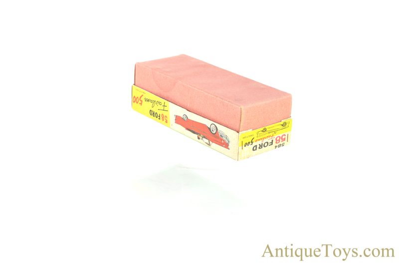 Bandai #584 '58 Ford Fairlane 500 Convertible Tin Lithographed Friction Japan Scale Model with Box <FONT COLOR="ff000 ">*SOLD*</font> - Image 9