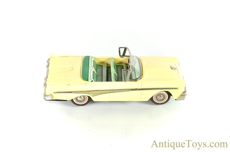 Bandai #584 '58 Ford Fairlane 500 Convertible Tin Lithographed Friction Japan Scale Model with Box <FONT COLOR="ff000 ">*SOLD*</font> - Image 2
