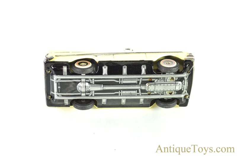 Bandai #584 '58 Ford Fairlane 500 Convertible Tin Lithographed Friction Japan Scale Model with Box <FONT COLOR="ff000 ">*SOLD*</font> - Image 4