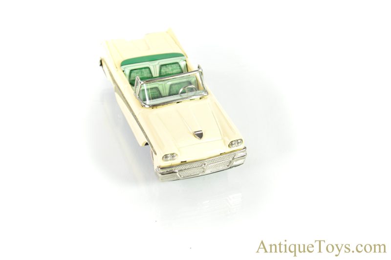 Bandai #584 '58 Ford Fairlane 500 Convertible Tin Lithographed Friction Japan Scale Model with Box <FONT COLOR="ff000 ">*SOLD*</font> - Image 5