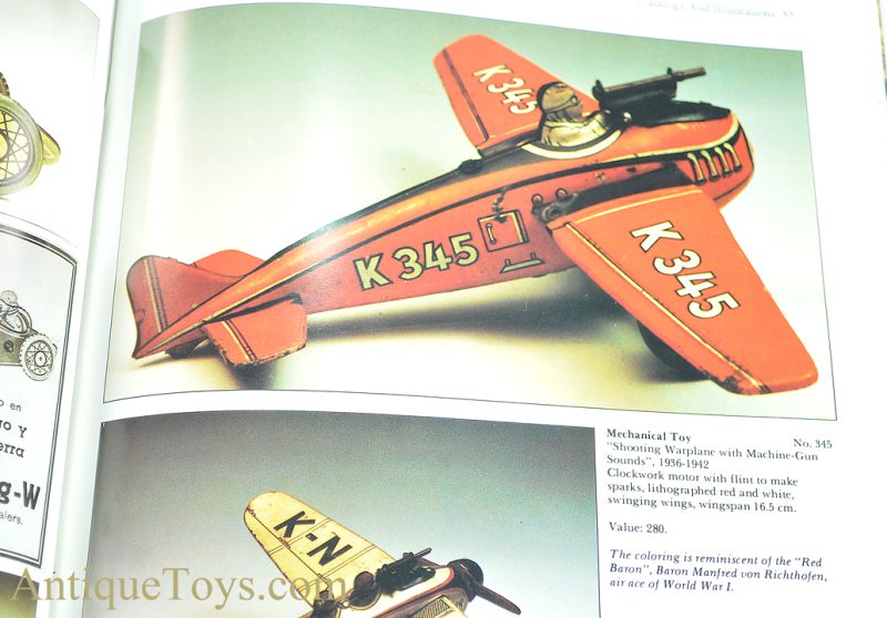 C.K.O Kellerman ca. 1936-1942 Tin Lithographed Windup K-345 "Shooting Warplane with Machine Gun Sounds" Sparking Toy <FONT COLOR="ff000 ">*SOLD*</font> - Image 10