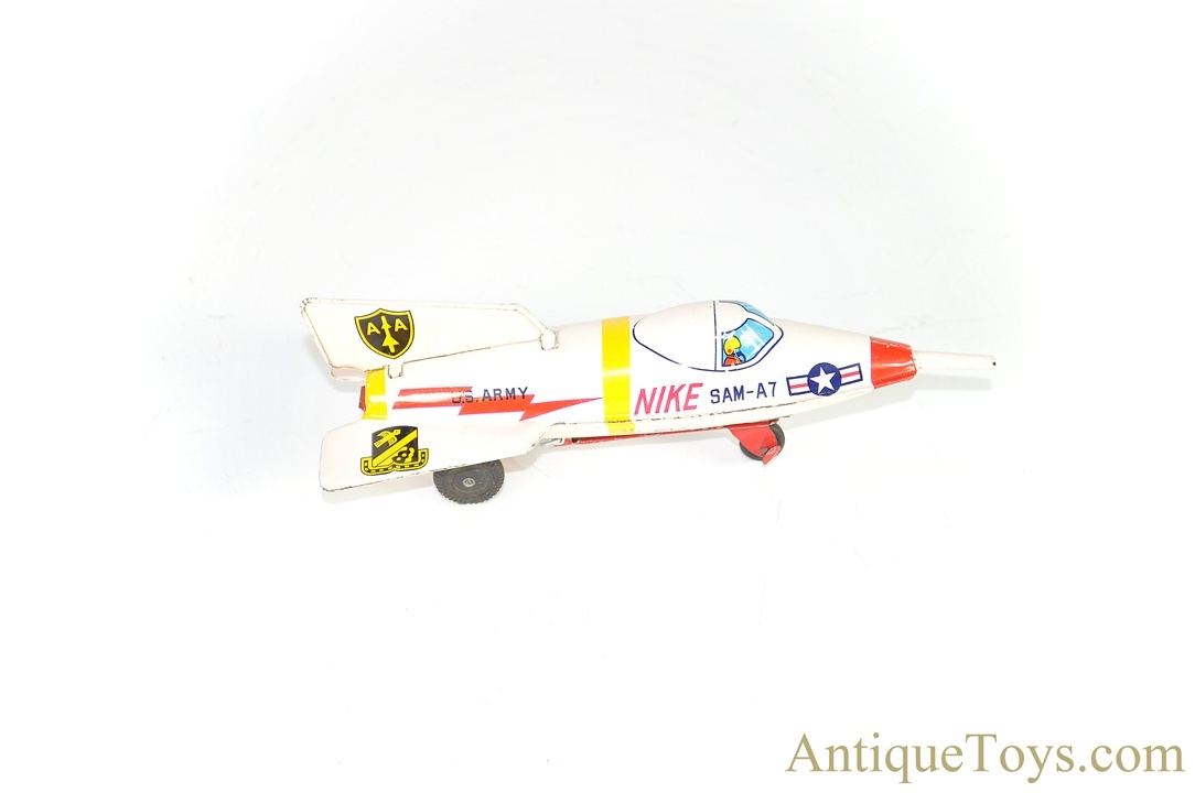 Cragstan's Tin Lithographed Friction Nike SAM-A7 Rocket US