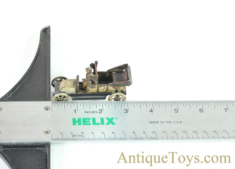 Johann Distler (J.D.) Lithographed Tin Penny Taxi German Toy <FONT COLOR="ff000 ">*SOLD*</font> - Image 9