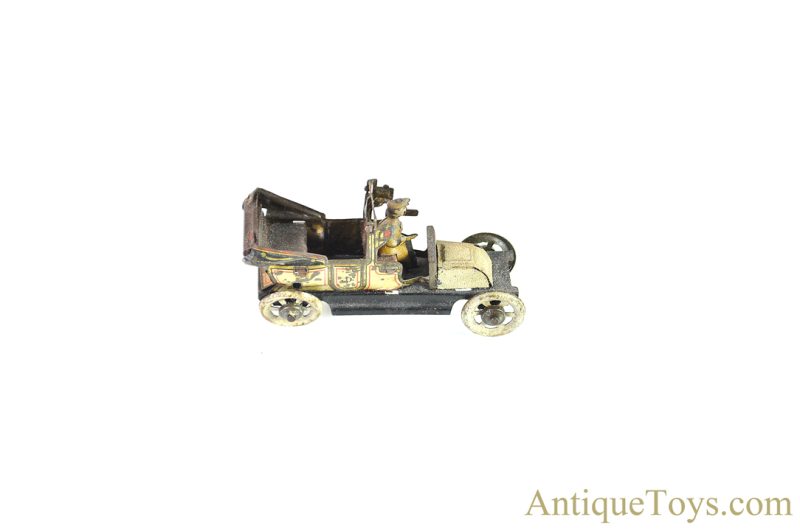 Johann Distler (J.D.) Lithographed Tin Penny Taxi German Toy <FONT COLOR="ff000 ">*SOLD*</font>