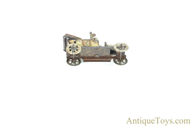 Johann Distler (J.D.) Lithographed Tin Penny Taxi German Toy <FONT COLOR="ff000 ">*SOLD*</font> - Image 3
